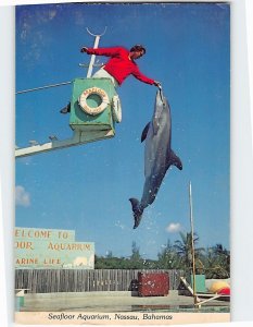 Postcard Seafloor Aquarium, Nassau, Bahamas