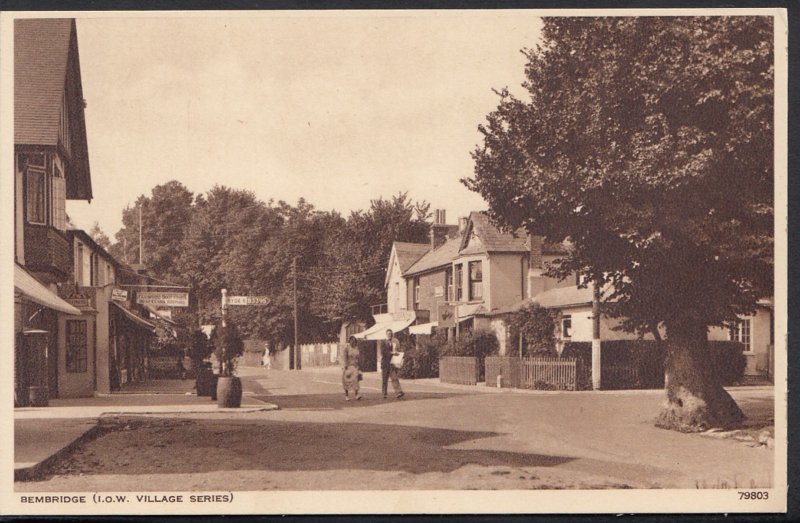 Isle of Wight Postcard - Bembridge Street Scene  DC78