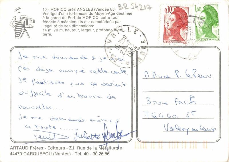 BR54217 Moricq pres Angles france