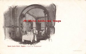 Italy, Napoli, Naples, Saint Lucia Hotel, Coin Du Restaurant Interior