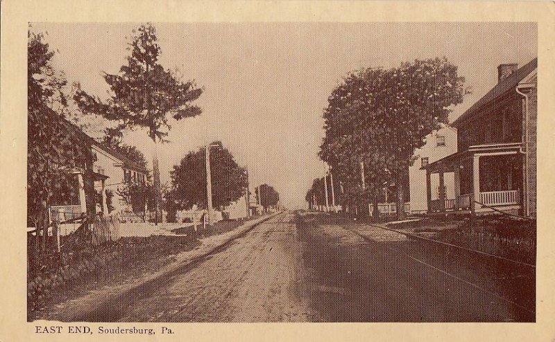 Postcard East End Soudersburg PA