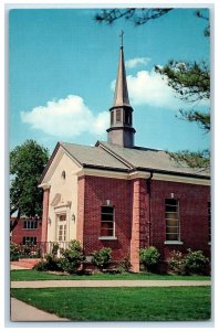 c1950's Kathryn P. Boswell Memorial Chapel Ada Oklahoma OK Vintage Postcard