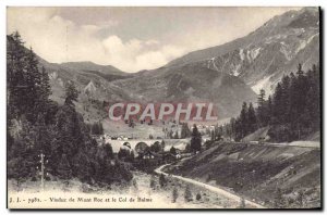 Old Postcard Mont Roc Viaduct and the Col de Balme