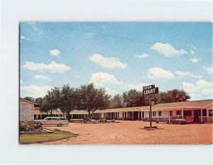 Postcard Vega Court Vega Texas USA