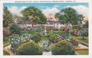 Florida Ormond Beach Winter Home Of Mr John D Rockefeller