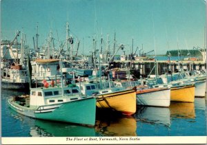 Canada Nova Scotia Yarmouth Fishing Fleet At Rest