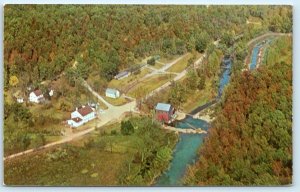 ROCKBRIDGE, Missouri MO ~ Roadside RAINBOW TROUT RANCH Ozark County Postcard