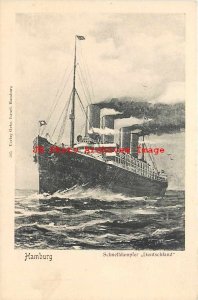 Hamburg America Line Steamship, Steamer Deutschland, Gebr Israel No 365