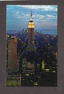 NY Empire State Building Bldg New York City NYC Postcard