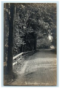 c1910's View Of Dirt Road Williamstown Massachusetts MA RPPC Photo Postcard
