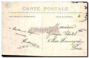Postcard Old Lagny Chateau Du Bois De Chigny Swans