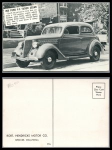 ABRO US 1936 V8 Tudor Ford Sedan Advertised  Robert Hendricks Spencer Oklahoma