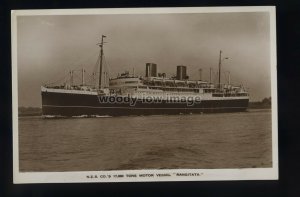 LS2109 - New Zealand Shipping Co Liner - Rangitata - postcard