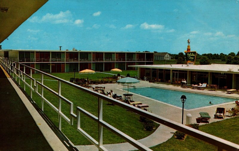 USA Holiday Inn Lexington Kentucky Chrome Postcard 03.89