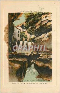 Postcard Old Bellegarde (Ain) Gorge and Cascades Valserine