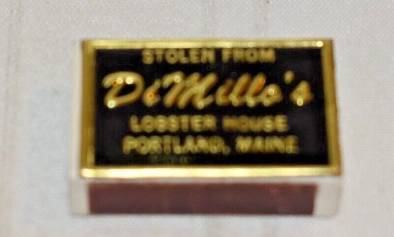 DiMillo's Lobster House Portland Maine Matchbox