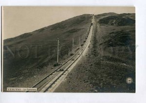 415617 ITALY Vesuvio Volcano funicular Vintage NPG photo postcard