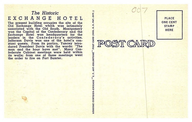 Alabama  Montgomery , Exchange Hotel