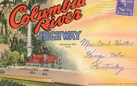 Folder - Souvenir of Columbia River Highway, Oregon