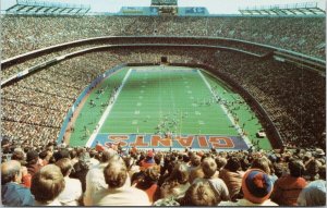 Giants Stadium East Rutherford NJ NY Giants Football Stadium Unused Postcard E89