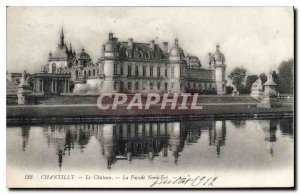 Postcard Old Chatilly the Chateau Facade North East