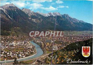 Postcard Modern Nordkette Innsbruck began Bettelwurf