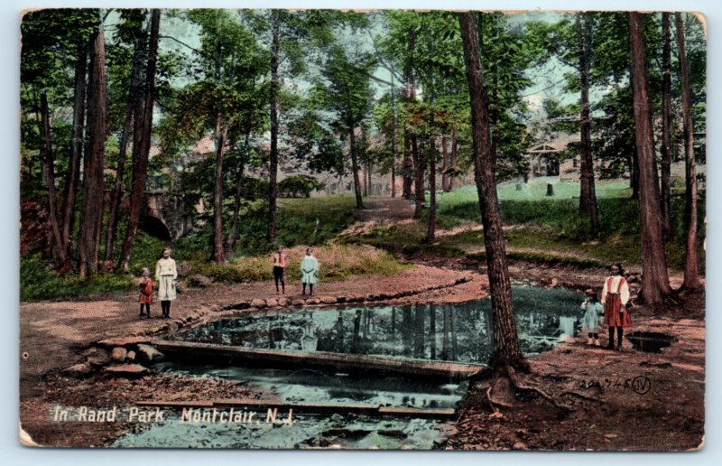 Montclair NJ New Jersey Rand Park Postcard