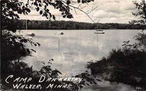 D10/ Walker Minnesota Mn Real Photo RPPC Postcard 1950 Camp Danworthy