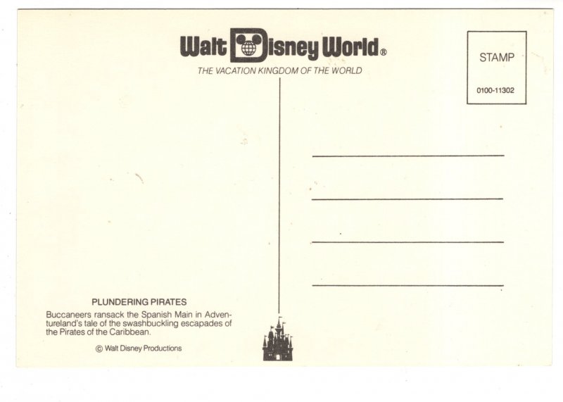 Plundering Pirates, Walt Disney World