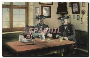 Old Postcard Alsatian House Nancy Exhibition Old Folk