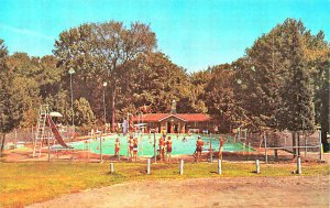 Orrville OH Orr Park Swimming Pool Postcard