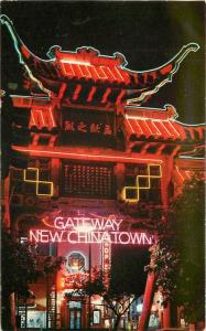 1950s Chinatown  Night Night Neon Los Angeles California Colorpicture 5897