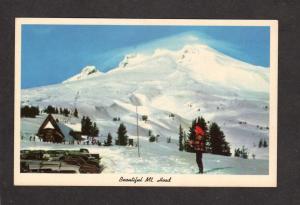 OR Mount Mt Hood Ski Resort Skiing Oregon Postcard 50 Miles from Portland