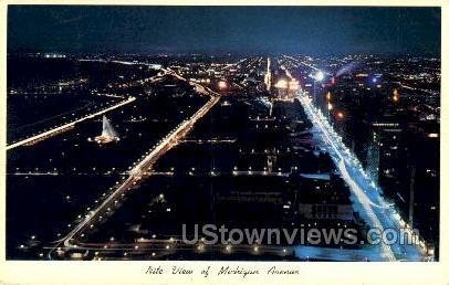 Michigan Ave. in Detroit, Michigan