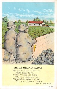 MR and Mrs Potatoes Advertising 1931 