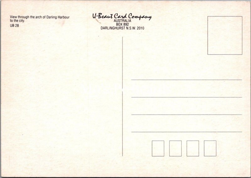 Australia Postcard - Darling Harbour, Sydney   SX271