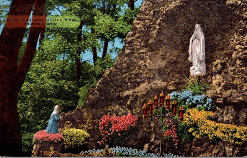 Ohio Fremont The Grotto Our Lady Of The Pines 1952