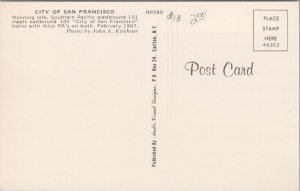 Transportation~City Of San Francisco~Southern Pacific West 101~Vintage Postcard 