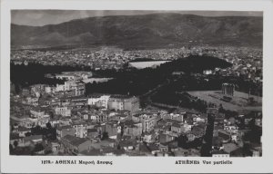 Greece Athens Partial View Vintage RPPC C151