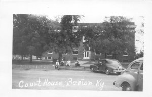 H76/ Benton Kentucky RPPC Postcard c1950s County Court House 125