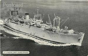 Military, US Naval Ship James O'Hara, C-3, Souvenir  Post Card No. 71267