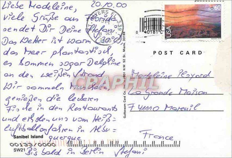 Modern Postcard Sanibel Island