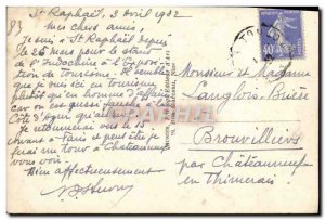 Old Postcard Saint Raphael La Plage and Bains