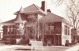 Carnegie Public Library Charlotte Books Street View Vintage Postcard