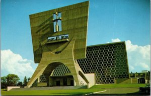 Vtg Collegeville Minnesota MN St John's Abbey University Church Postcard