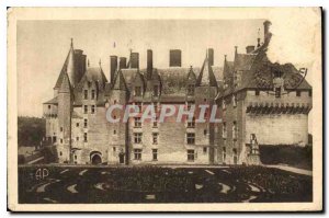 Old Postcard Langeais Chateau