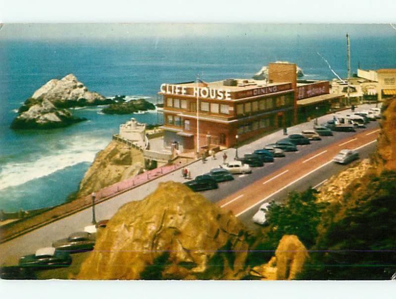 Vintage Post Card 398 Hotel Cliff House Seal Rocks San Francisco  CT   # 4698