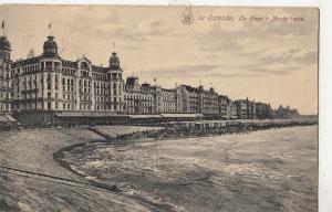 BF15980 ostende la plage a maree haute belgium  front/back image