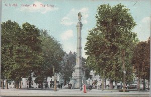 Postcard The Circle Easton PA