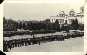 San Diego California CA Balboa Park Navy Sailors Vintage RPPC Postcard